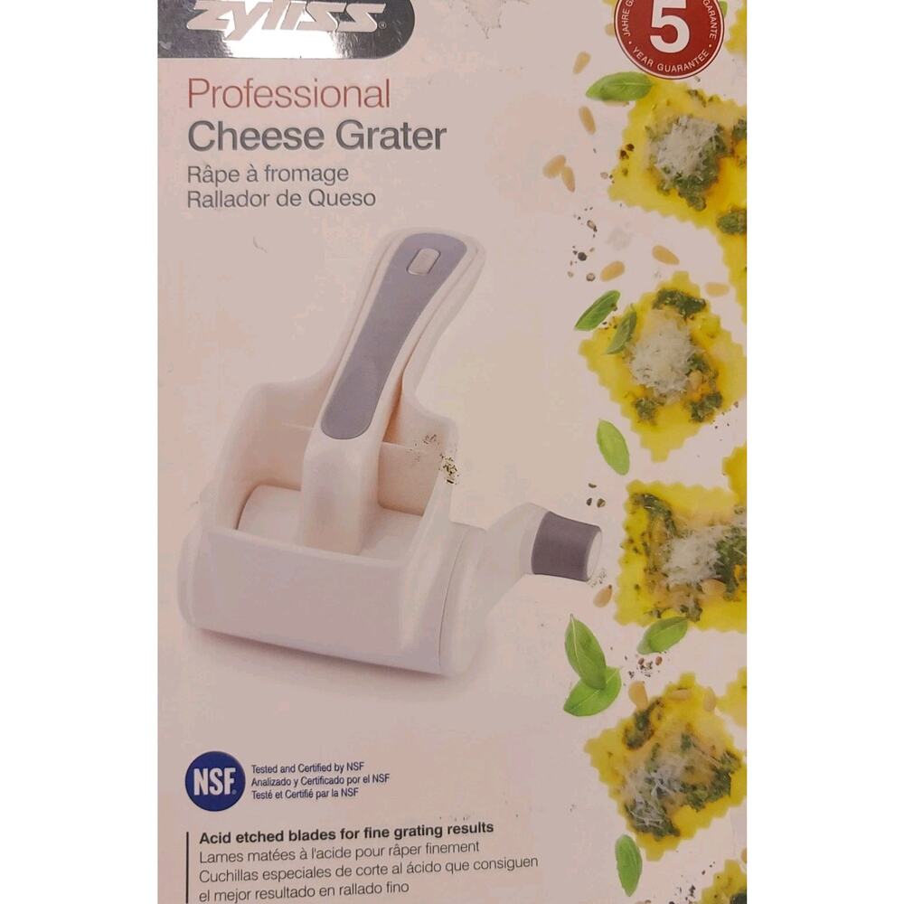 Zyliss Restaurant Cheese Grater - Gift for Cooks - Culinary Chef Gift - Handheld